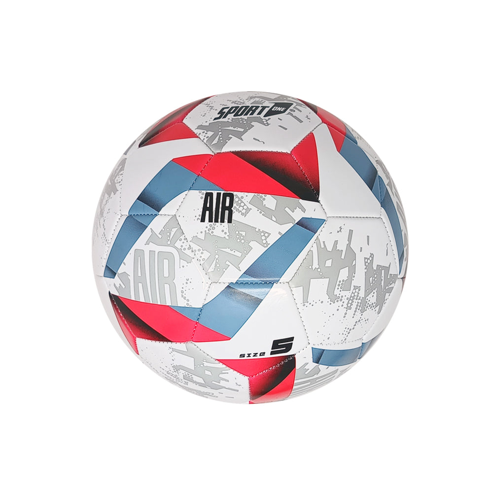 Pallone da Calcio Air Rosso - Misura 5 - in simil cuoio