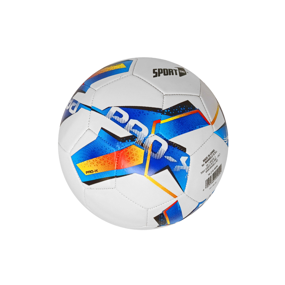Pallone da Calcio PRO-X Giallo e Arancione - Misura 5 - in Cuoio Sintetico