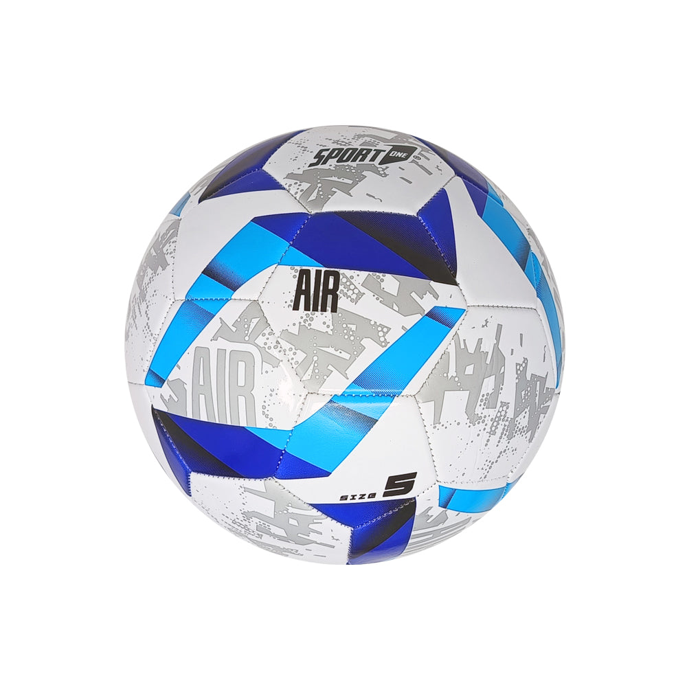Pallone da Calcio Air Blu- Misura 5 - in simil cuoio