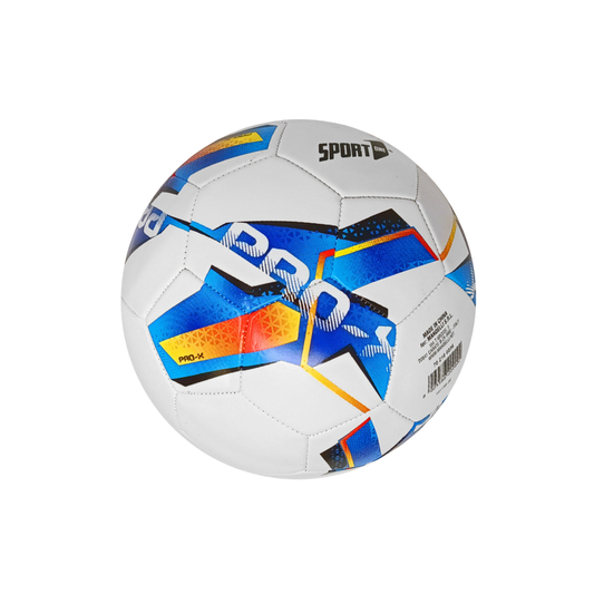 Pallone da Calcio PRO-X Giallo e Arancione - Misura 5 -  in Cuoio Sintetico